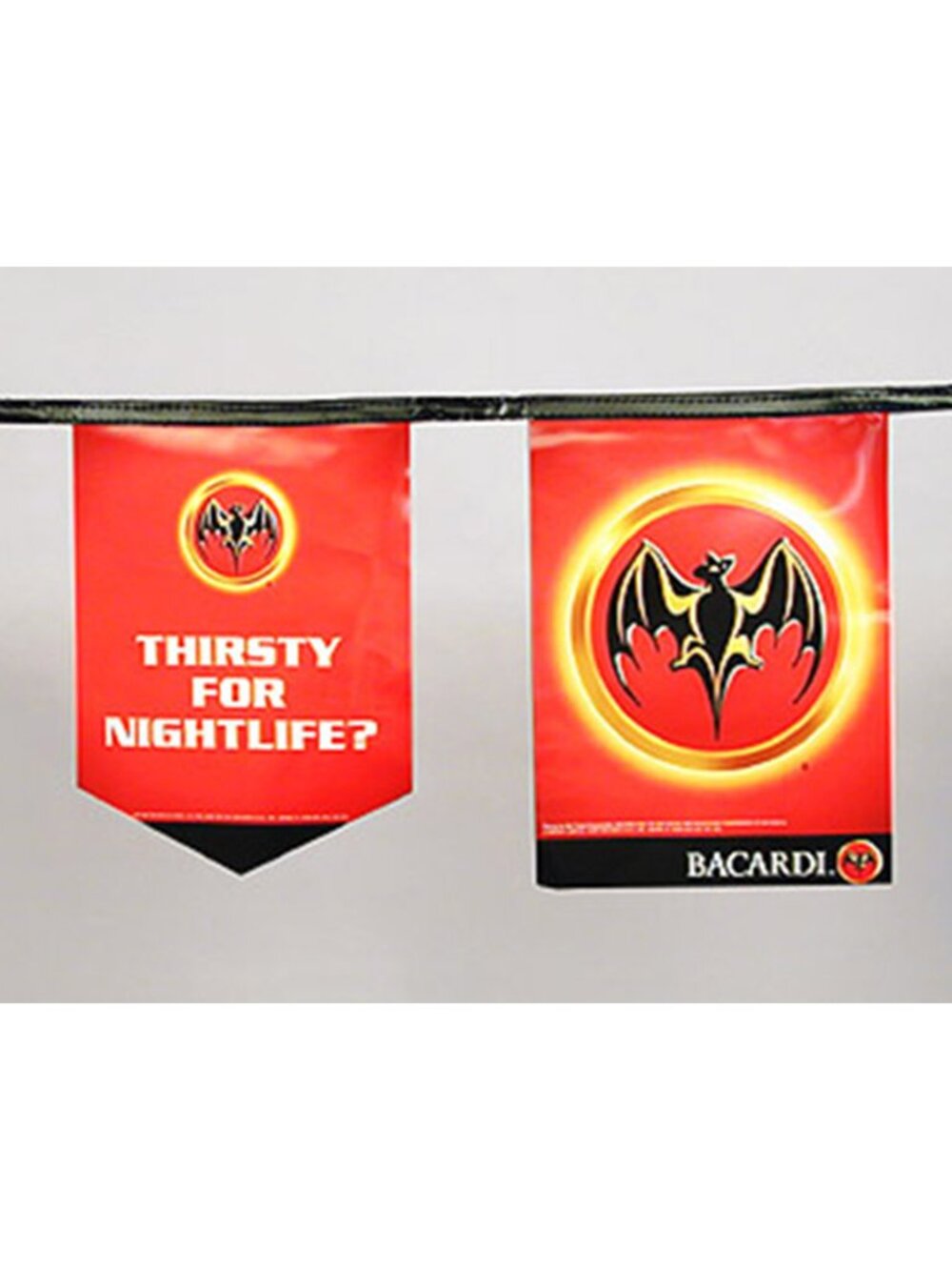 New BACARDI Thirsty for Nightlife FLAG BANNER - 20 ft - New!! L@@K!!